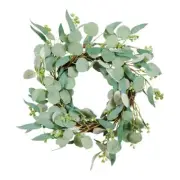 NEW Green Room 53 cm Wreath With Wattle By Spotlight