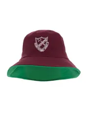 Maroon/Green Reversible Bucket Hat