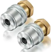 4 Pack Air Chuck for Tires, Anti Leakage Lock on Air Chuck 1/4'' FNPT Quick Connector Heavy Duty Brass Locking Tire Inflator