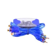 4 Channel RCA Audio Noise Filter Suppressor Ground Loop Isolator Car Stereo