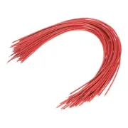 50PCS 20AWG Double-Ended Tinned Connector Wire 1 Pin 30CM Jumper Wire Red