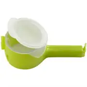 3Pcs Food Sealing Clips Storage Bag Clip Snack Sealing Clip Fresh Keeping Sealer Clamp Plastic Helper Food Saver GREEN COLOR