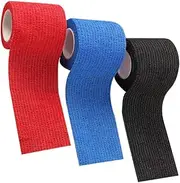 Baluue Sports Elastic Protective Tape Self Adhesive 3pcs Pet Self Adhesive Bandage Pressure Fixing Strap Vet Wrap for Elastic Roll Non-woven Fabric for Parts