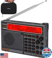 ZHIWHIS Shortwave Radio with APP Control and Antenna Port, AIR AM FM SW UHF V