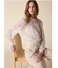 St Roche Flores Top Milky Size 0 NEW Ruffle $345