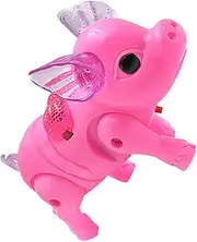 SUPVOX Adorable Electric Walking Pig Interactive Musical Plaything for Stimulates Curiosity Enhances Communication Skills Birthday Present Random Color
