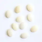7x5 oval 10pcs Australian light / white opals natural solid loose unset stone