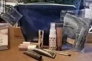 Ulta Beauty Bag Metallic Blue Fall 2023 NEW 12 Pc Set