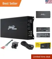 Car Audio Amplifier 1200W RMS 5-Channel Class D Mosfet Crossover Remote Bass