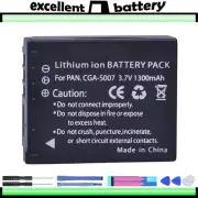 Battery For Panasonic CGA-S007A CGA-S007 CGR-S007 Lumix DMC-TZ2
