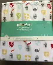 Pillowfort Shield Society Full Sheet Set boys bedding new #254