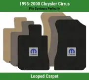 Lloyd Classic Loop Front Carpet Mats for '95-00 Chrysler Cirrus w/Blue M-Mopar (for: Chrysler)