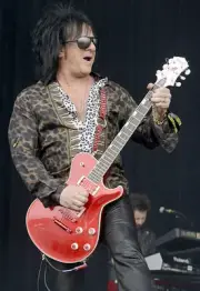 Steve Stevens with Billy Idol during the Outside Lands Music And A- Old Photo 1