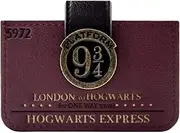 Harry Potter Hogwarts Express London 9 3/4 Red Card Holder Wallet