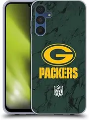 Head Case Designs Officially Licensed NFL Coloured Marble Green Bay Packers Graphics Gel Case [Military Grade Protection] Compatible with Samsung Galaxy A15