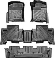 3D TPE LHD RHD Floor Mat Compatible with Toyota Prado 150 FJ150 LC150 2010+ Floor Liner Tray Foot Pad Carpet Mats Auto Accessories(RHD 7 Seat)