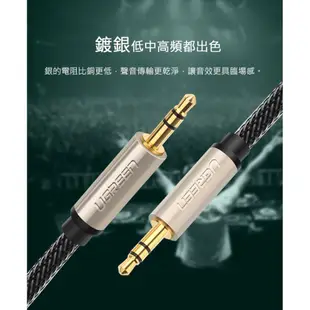 UGREEN綠聯 2M 3.5mm AUX 發燒級音源線 現貨 蝦皮直送