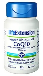 Life Extension Super Ubiquinol CoQ10 200 mg 30 Softgels
