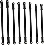CIYODO Rc Car Parts 8pc Aluminum Alloy Pull Rod Set 313mm No Gasket Required Suitable for 1/10 Scale Models Works with Scx10