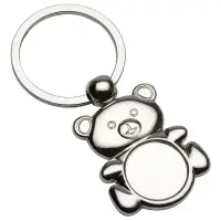 在飛比找博客來優惠-《REFLECTS》泰迪熊鑰匙圈(銀) | 吊飾 鎖匙圈