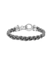 Samuel B. Silver Interlocking Bracelet