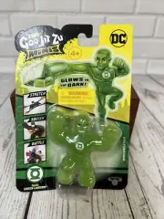 DC Heroes of Goo Jit Zu Minis Rare Green Lantern Glow in The Dark Figure Stretch