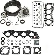 Head Gasket Set Timing Belt Water Pump Kit For HONDA CR-V 97-01 2.0L DOHC B20B4 Replace HS26159PT, 14400-P7J-004, 14510-P30-003