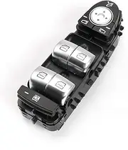 Electric window switch For Mercedes for Benz S Class W222 2014-2019 Car Front Door Electric Power for Master Window Switch Repalcement 2229052004(Black Modle A)
