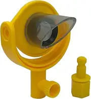 Mini Prism with Weather Protection Hood (Rain Hood) for Total Station (Color : Silver Coated Prism)