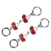 2 Pcs Cherry Chain Accessories Bag Strap Replacement Extender Man Miss