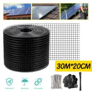Solar Panel Bird Protection 30m Easy Install Mesh for Home/Commercial Roofs