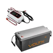VoltX 12V 300Ah Lithium Battery with 25A AC Charger