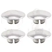 Chrome 4x Bolt Cap Motorcycle Accessory M10 Cover Lid Hex Plug Allen Key