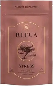 Ashwagandha Stress Relief Supplement 7-Day Trial Pack, Mushroom Supplement for Anxiety Relief, Promotes Calmness, Reduces Cortisol, Boosts Mood, Infused with Saffron and Lemon Balm, 14 Capsules