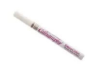 Marvy Uchida Pen-Touch Medium Point Calligraphy Paint Marker-White