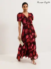 Phase Eight Black Petite Amaris Dress (F50626) | $413