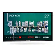 ENGLAON 27’’ Full HD 12V Smart TV With Chromecast & Bluetooth & Google TV