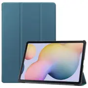 For Samsung Galaxy Tab S8+ Plus (2022)/Tab S7+ Plus (2020) Case, PU Leather Cover, Sleep/Wake Stand, Dark Green