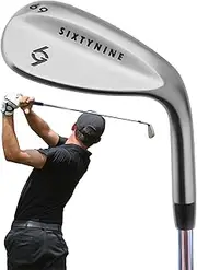 Sixtynine Golf Men's 69 Degree Lightweight Sand, Lob, Flop Wedge