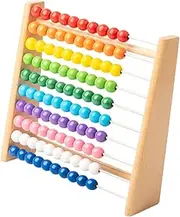 predolo Wooden Abacus Toy Development 100 Beads for Toddlers Kids Birthday Gifts