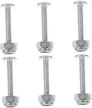 CHICAMPERA 6pcs Foosball Table Fixing Screws Tabletop Football Accessories for Easy Replacement and Maintenance Enhance Your Gaming Experience with Realistic Player Figures and Fine