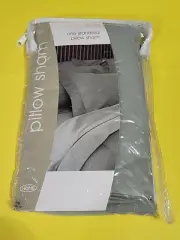 HOME by Target One Standard Pillow Sham Sage Color 20 x 26 in NOS