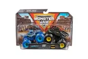 Monster Jam, Official Batman Vs. Megalodon Die-Cast Monster Trucks, 1:64 Scale, Kids Toys for Boys Ages 3 and up