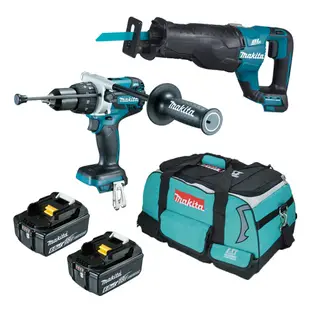 牧田 makita DLX2252GX1 18V 雙機組 DHP481 充電式 震動電鑽 電鑽 夾頭電鑽 DJR187 充電 電動 軍刀鋸 手提鋸機 不附充電器 【璟元五金】