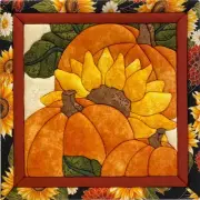 Quilt-Magic No Sew Wall Hanging Kit-October Harvest