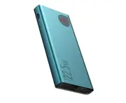 22.5W Digital Display Mini Portable Charging Treasure Ultra-thin Mobile Phone Mobile Power Fast Charging-Green