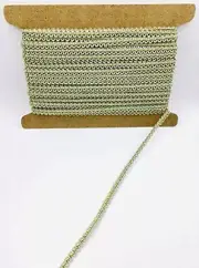 Trimplace Mint/Gold 3/8" Gimp Trim - 13 Yards