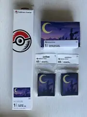 Pokémon TCG Eevee & Umbreon Twilight Playmat, Deck Box, & 2 65 Sleeves Set NEW