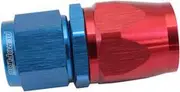 Aeroflow Stepped Straight End -10 Hose to -8AN Expander Hose End Blueteflon - AF201-10-08D