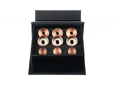 Jupiter Trumpet Trim Kit Medium Caps Antique Copper Lacquer KGUBrass